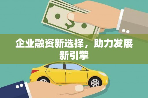 定安企业融资新选择，助力发展新引擎