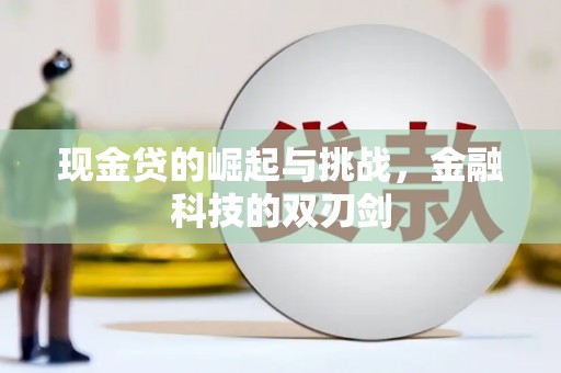 聂荣现金贷的崛起与挑战，金融科技的双刃剑