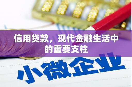 临翔信用贷款，现代金融生活中的重要支柱