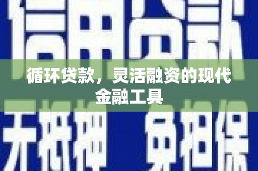 东西湖循环贷款，灵活融资的现代金融工具
