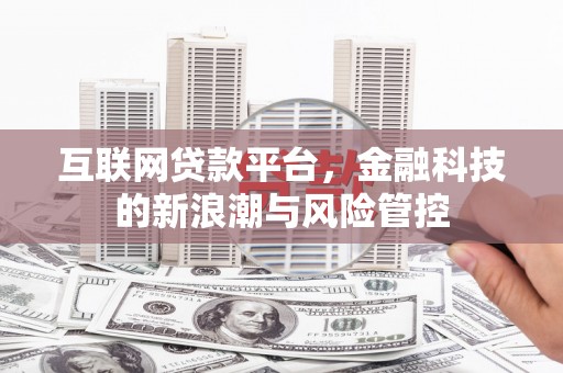 嘉黎互联网贷款平台，金融科技的新浪潮与风险管控