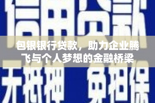 庐阳包银银行贷款，助力企业腾飞与个人梦想的金融桥梁