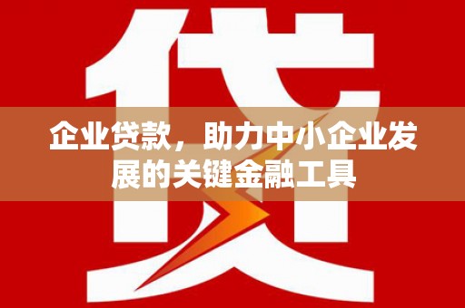 馆陶企业贷款，助力中小企业发展的关键金融工具