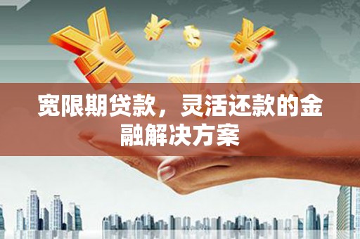 市南宽限期贷款，灵活还款的金融解决方案