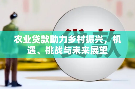 灞桥农业贷款助力乡村振兴，机遇、挑战与未来展望