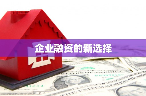 梅河口企业融资的新选择