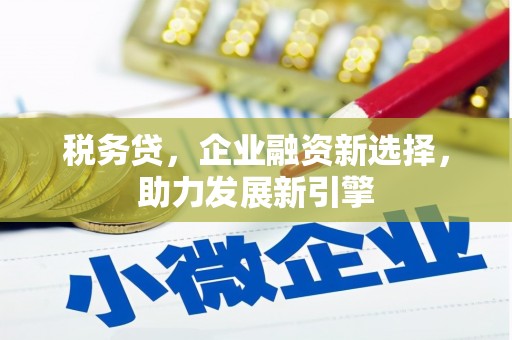 来宾税务贷，企业融资新选择，助力发展新引擎