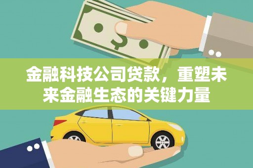 布拖金融科技公司贷款，重塑未来金融生态的关键力量