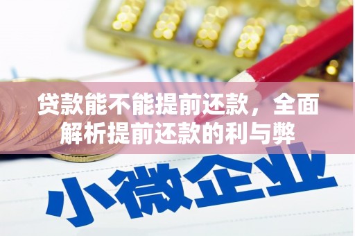 东胜贷款能不能提前还款，全面解析提前还款的利与弊