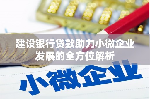 常熟建设银行贷款助力小微企业发展的全方位解析